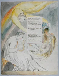 El progreso de la poesía, diseño 50 de Los poemas de Thomas Gray, 1797-98